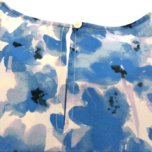 J. Crew Printed Floral Bell Sleeve Top - Picture 6 of 8